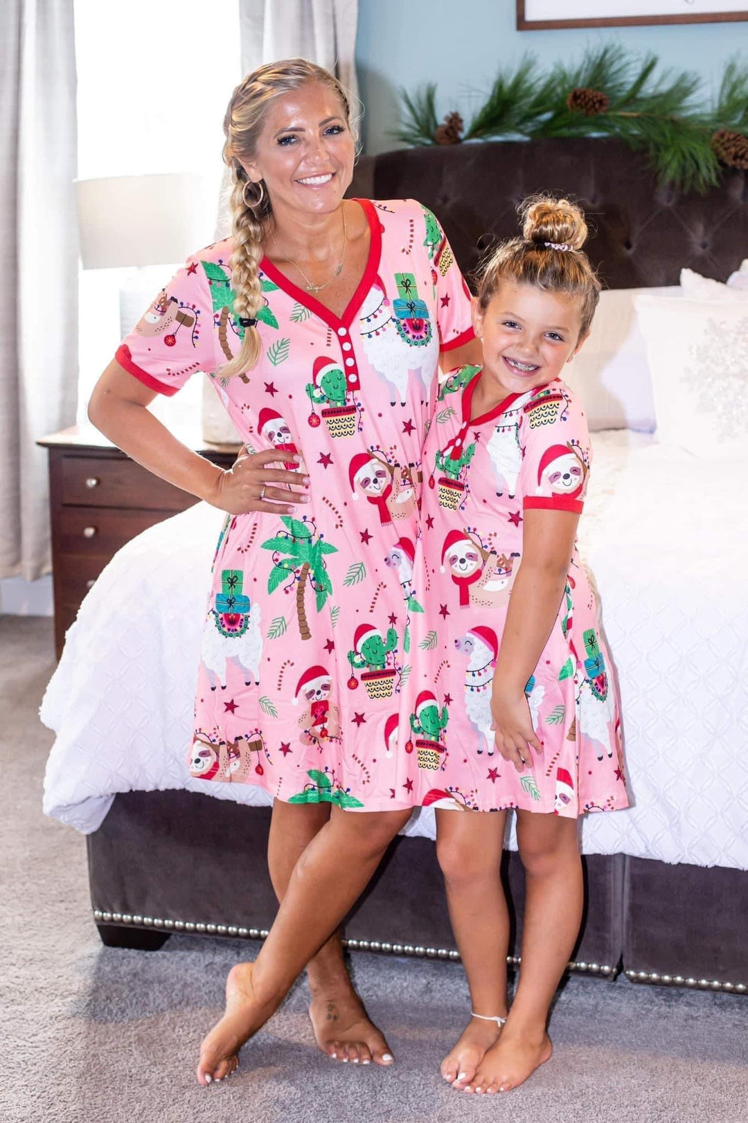 Mommy and Me Pajama Gowns