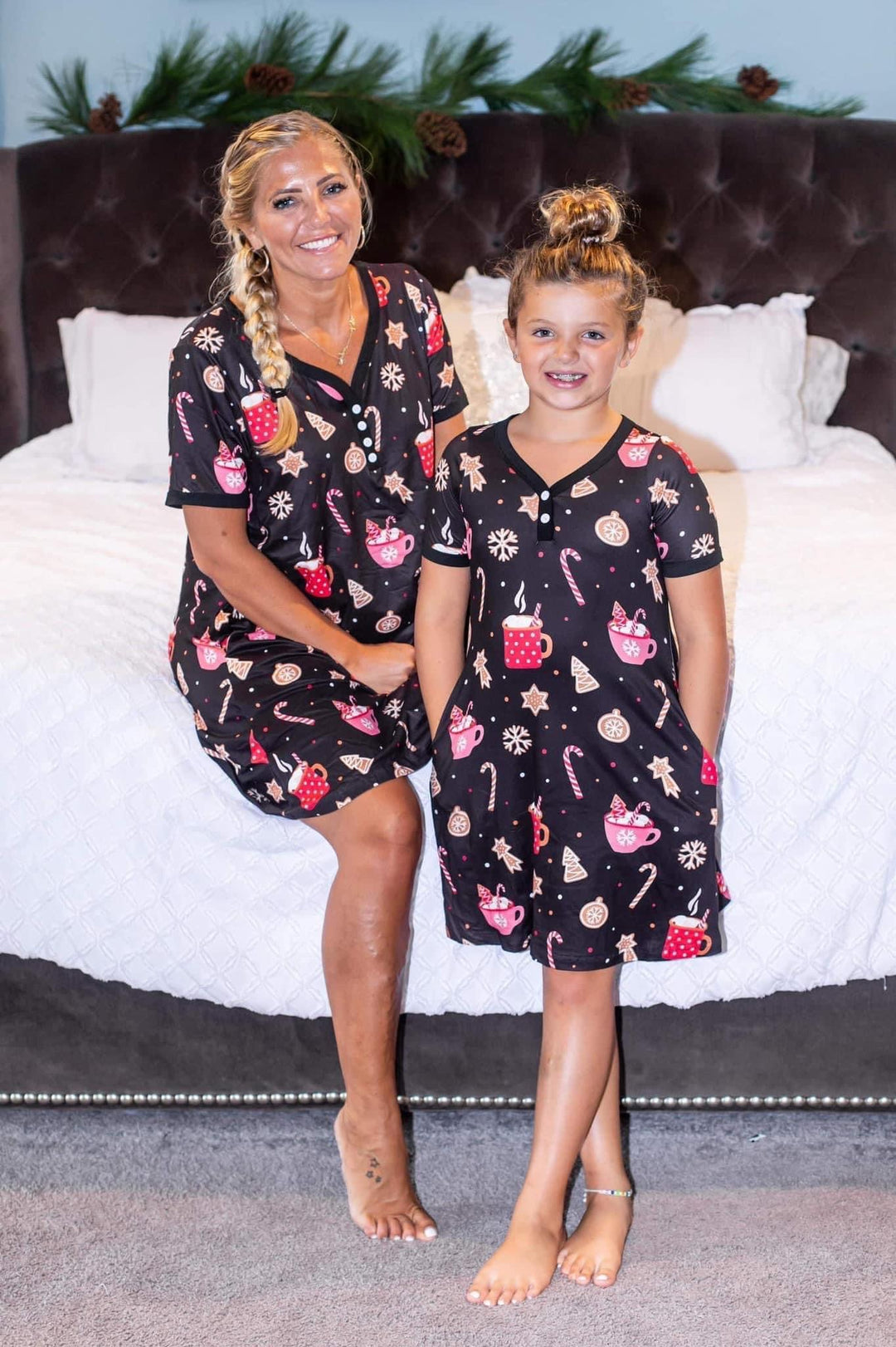 Mommy and Me Pajama Gowns