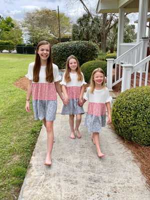 Kids Color Block Dress