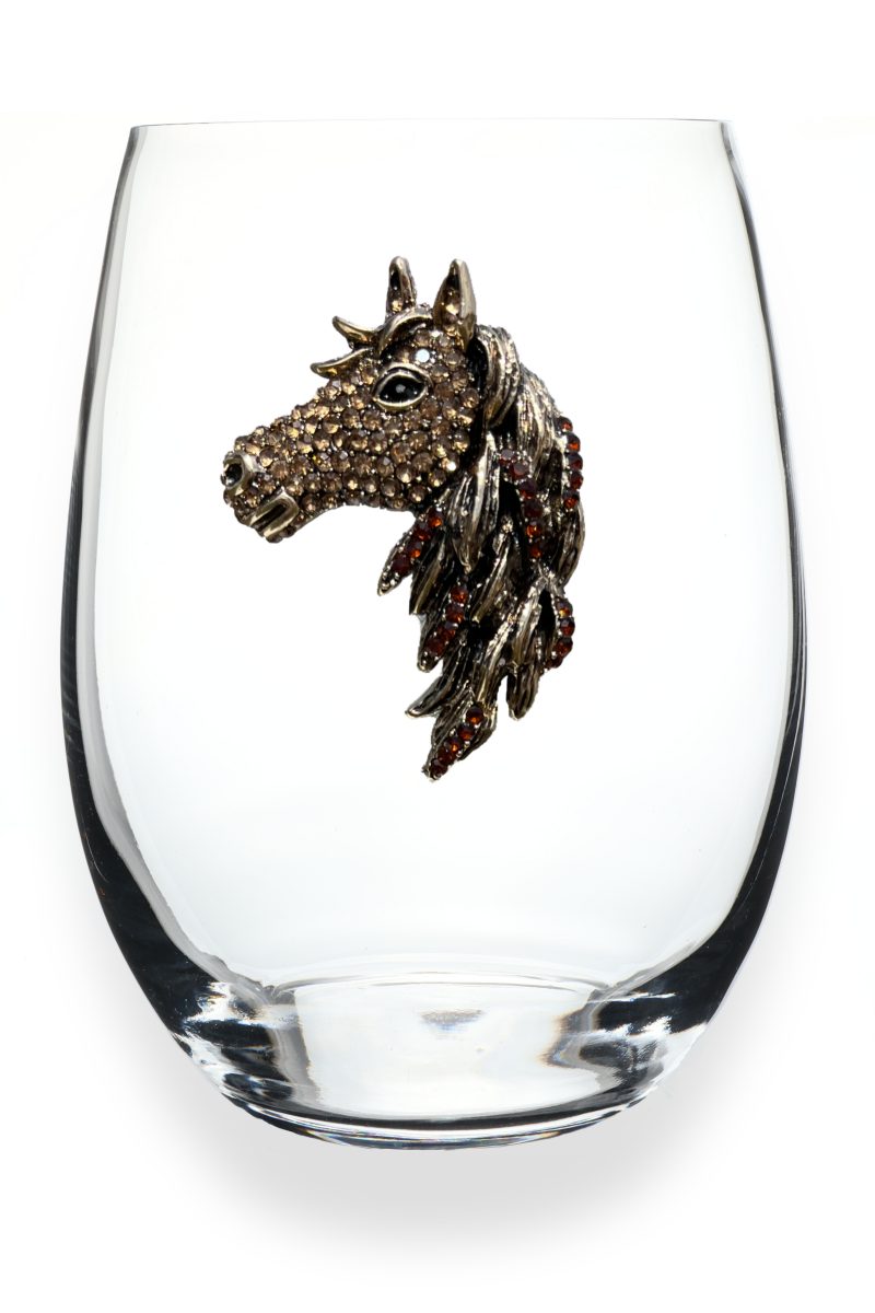 The Queens’ Jewels stemless glassware