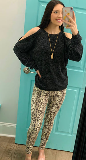 Heimish Open Shoulder Sweater